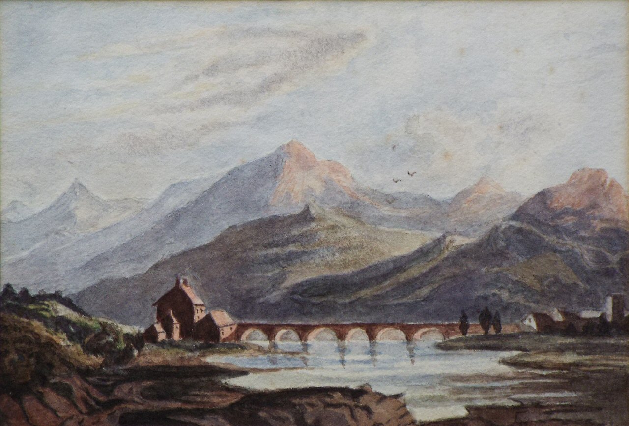 Watercolour - Dolgelly Bridge